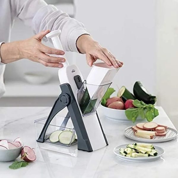 4-in-1 Adjustable Vegetable Cutter & Shredder | Multi-Function Grater